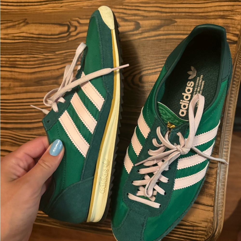 Adidas SL72 shoes in green